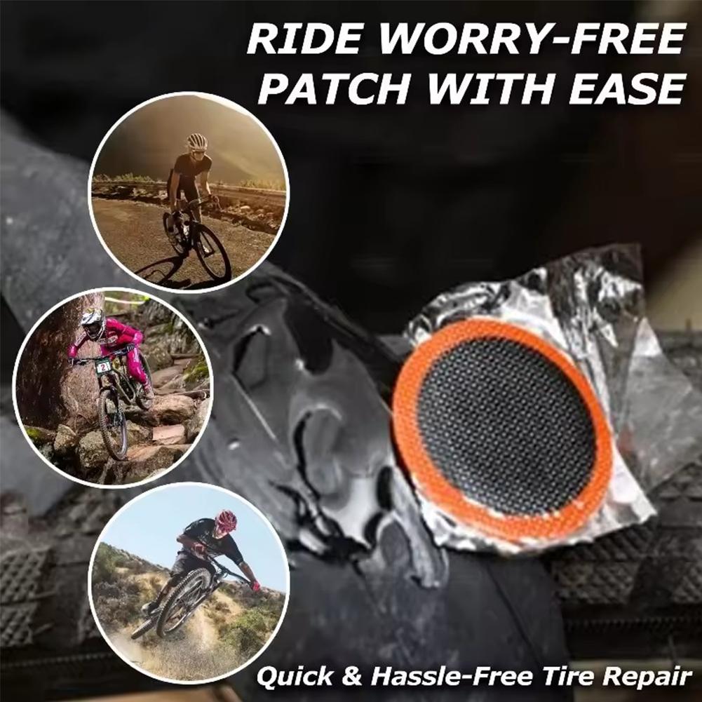 Mountain Biking Kit - Professionelles Fahrrad-Reparatur-Werkzeug-Set, Fahrrad- und Motorrad-Reifen-Patch-Reparatur-Set mit