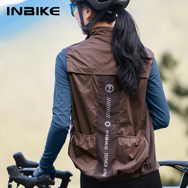Mountain Biking Jacket - INBIKE Damen Fahrradweste, ärmellos, zum Laufen,