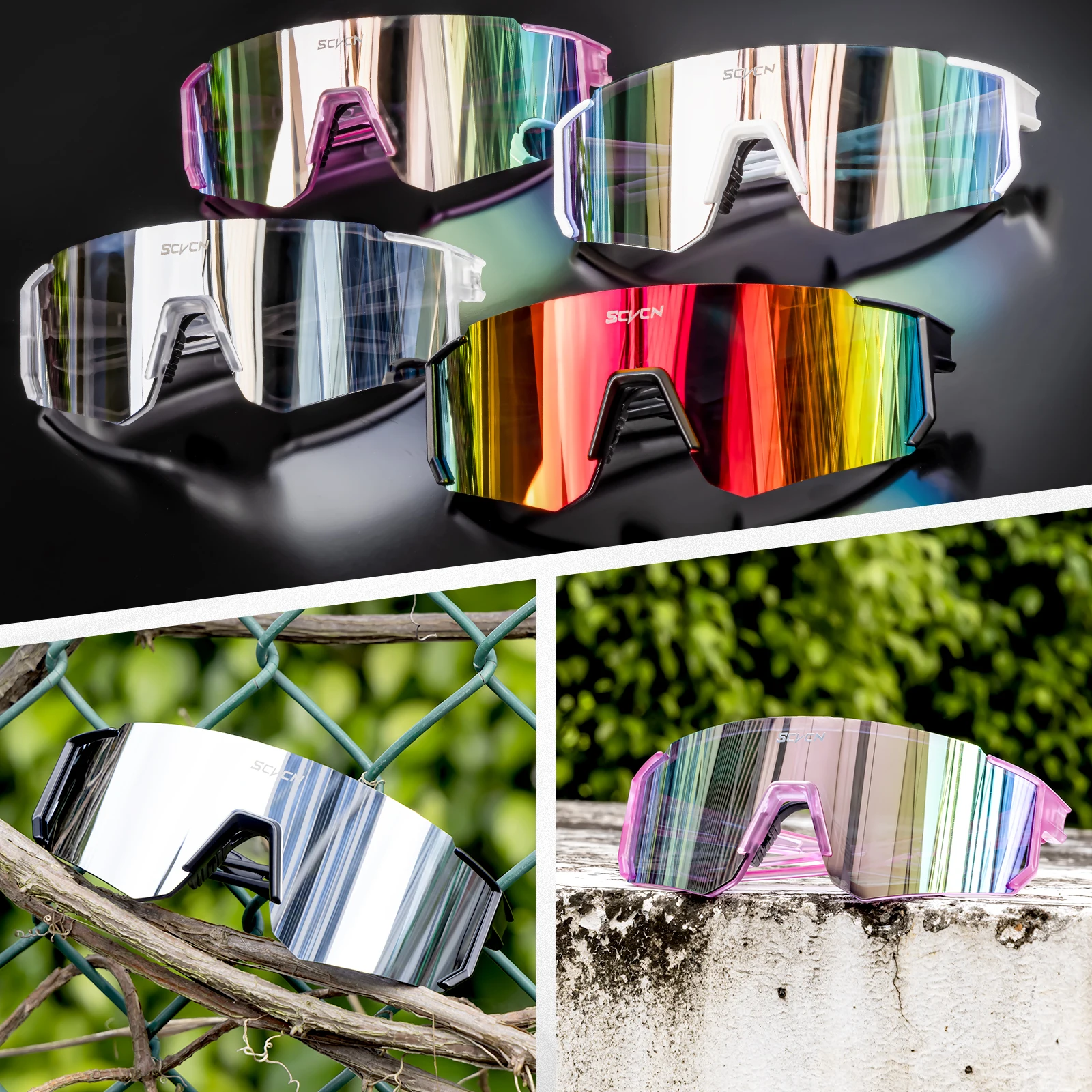SCVCN Neue Photochrome Radspor – Mountain Biking Goggles Bewertung und Preis