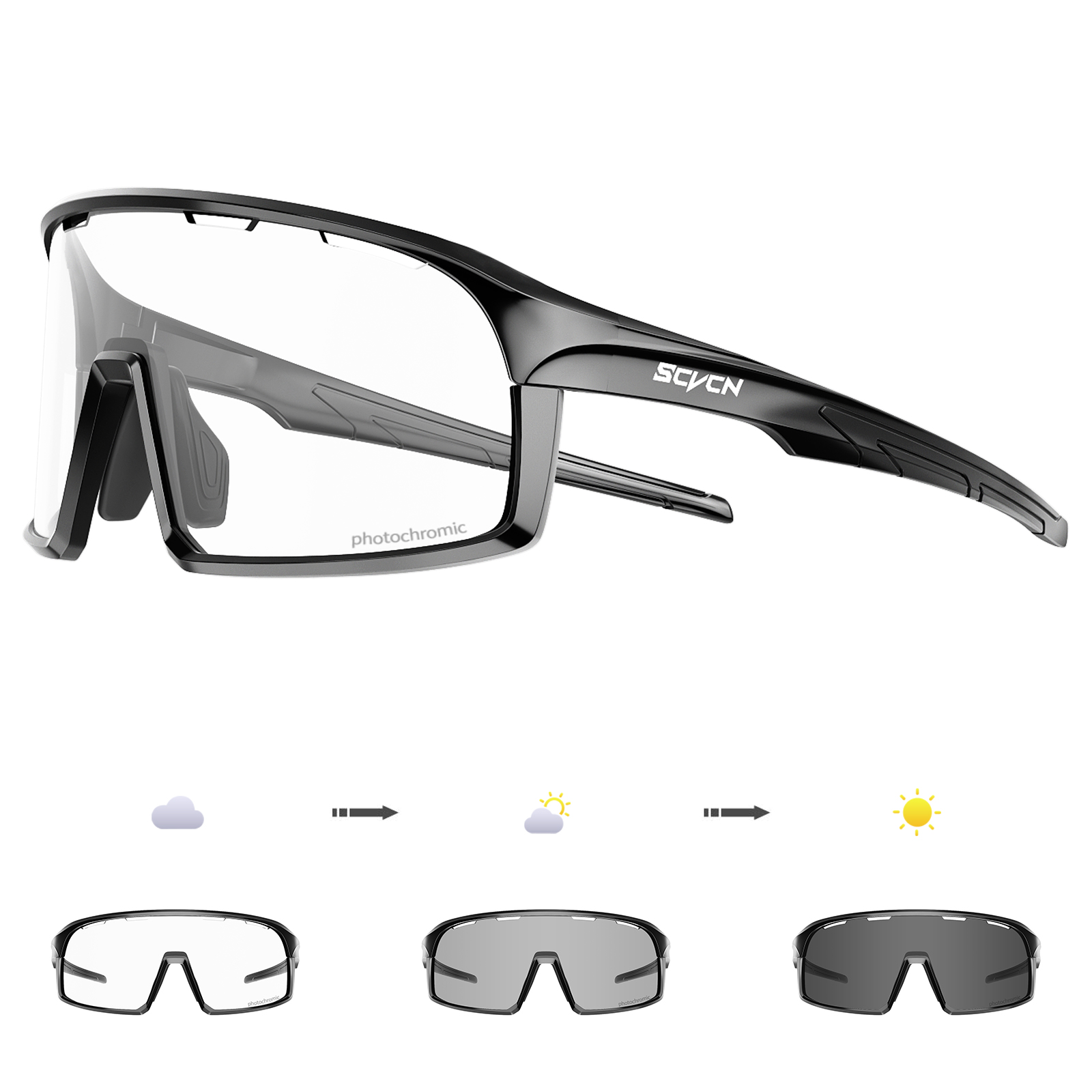 SCVCN Photochrome Sonnenbrille – Mountain Biking Goggles Bewertung und Preis